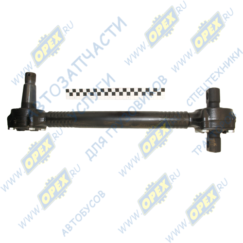 1630-2919010-10 Штанга реактивная КАМАЗ верхняя L=530 с двухопорным и конусным РМШ (все модели с 2006г., кроме 6520 и 6460); обжимная 180.3547-026+180.3511-026 ГК Ростар1